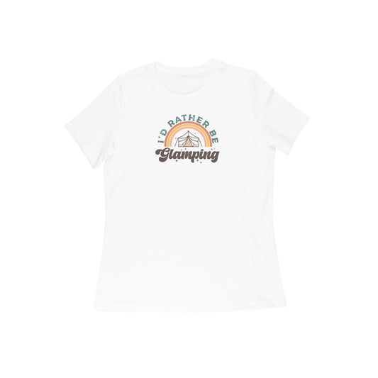 Camping Women T-Shirt White - Snapper Choice