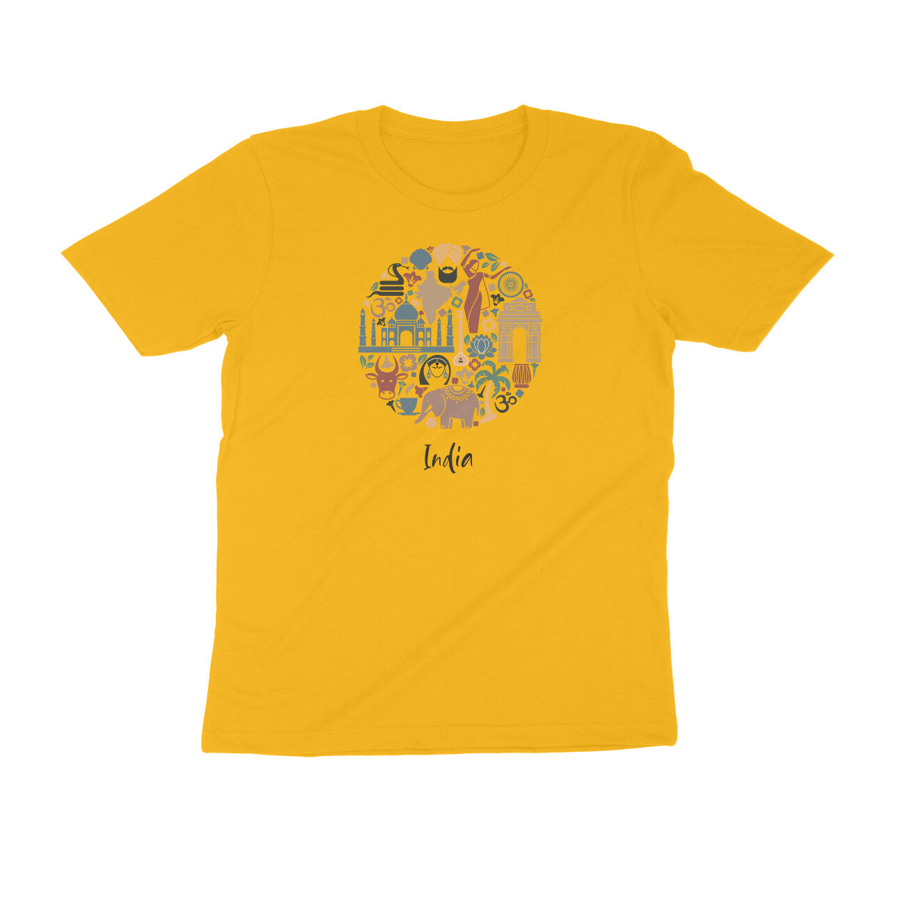 India Edition T-Shirt Golden Yellow - Snapper Choice