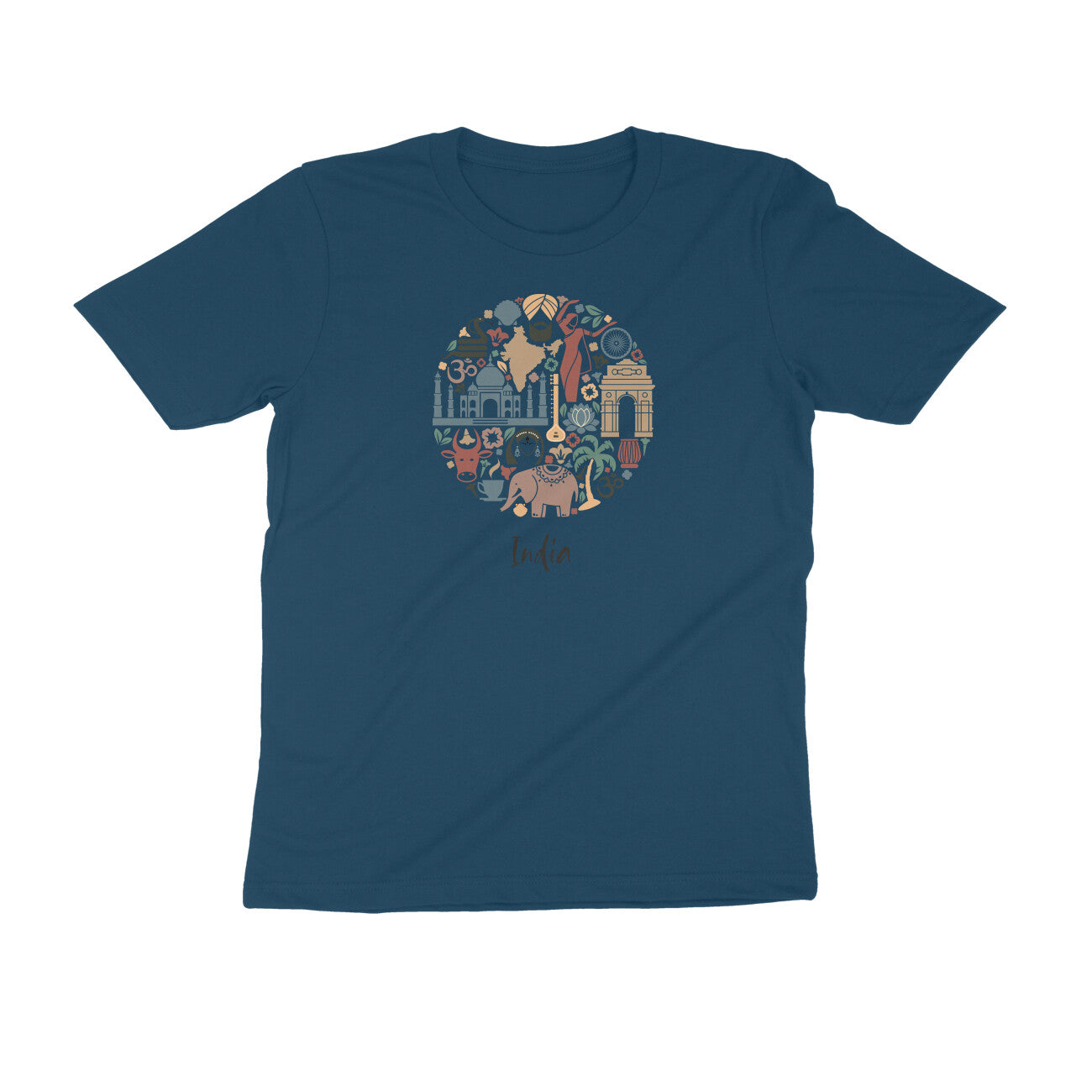 India Edition T-Shirt Navy Blue - Snapper Choice