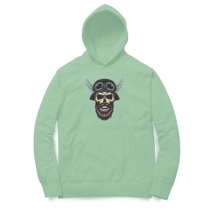 Skull Rider Hoodie Mint Green - Snapper Choice