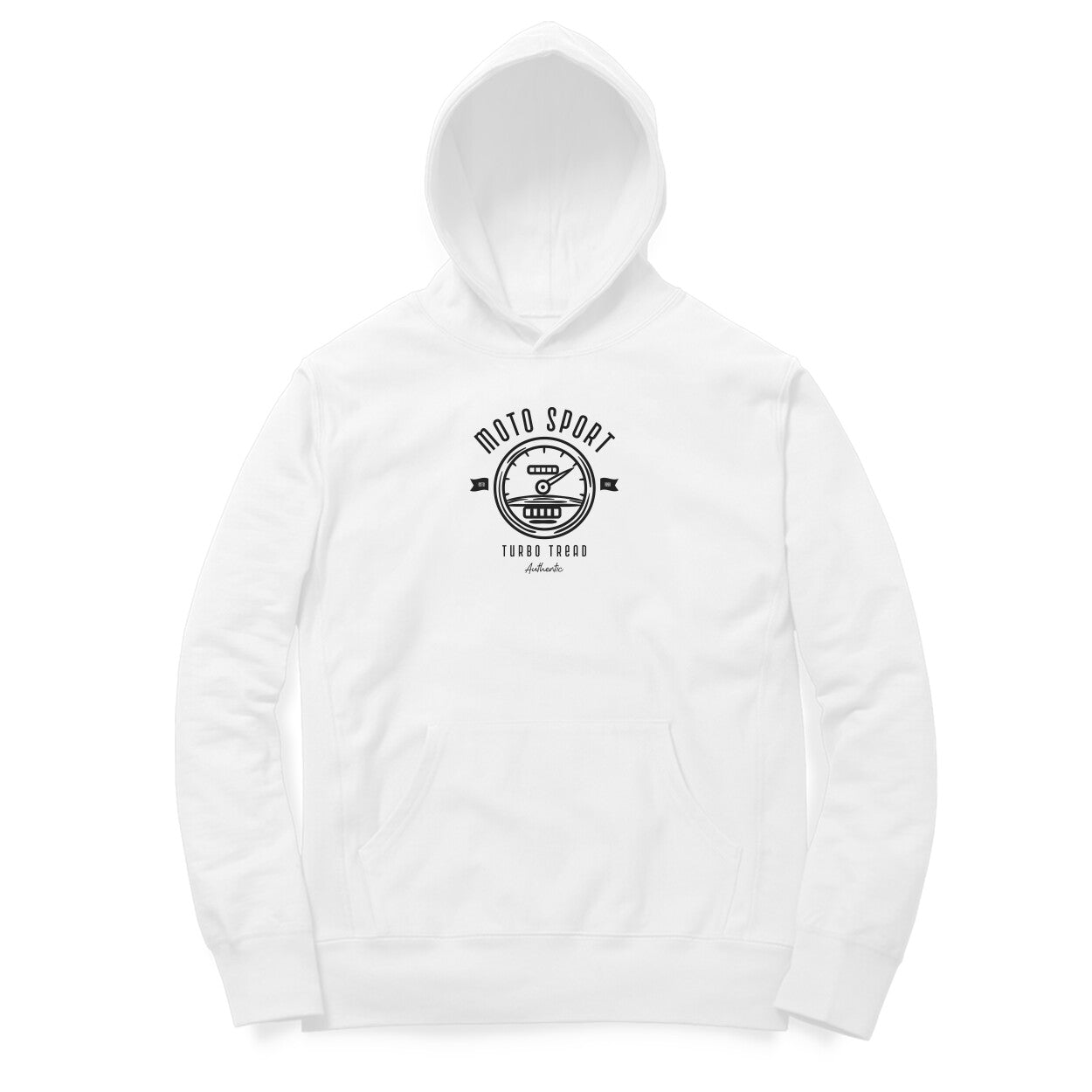 Moto Sport Unisex Hoodie White - Snapper Choice