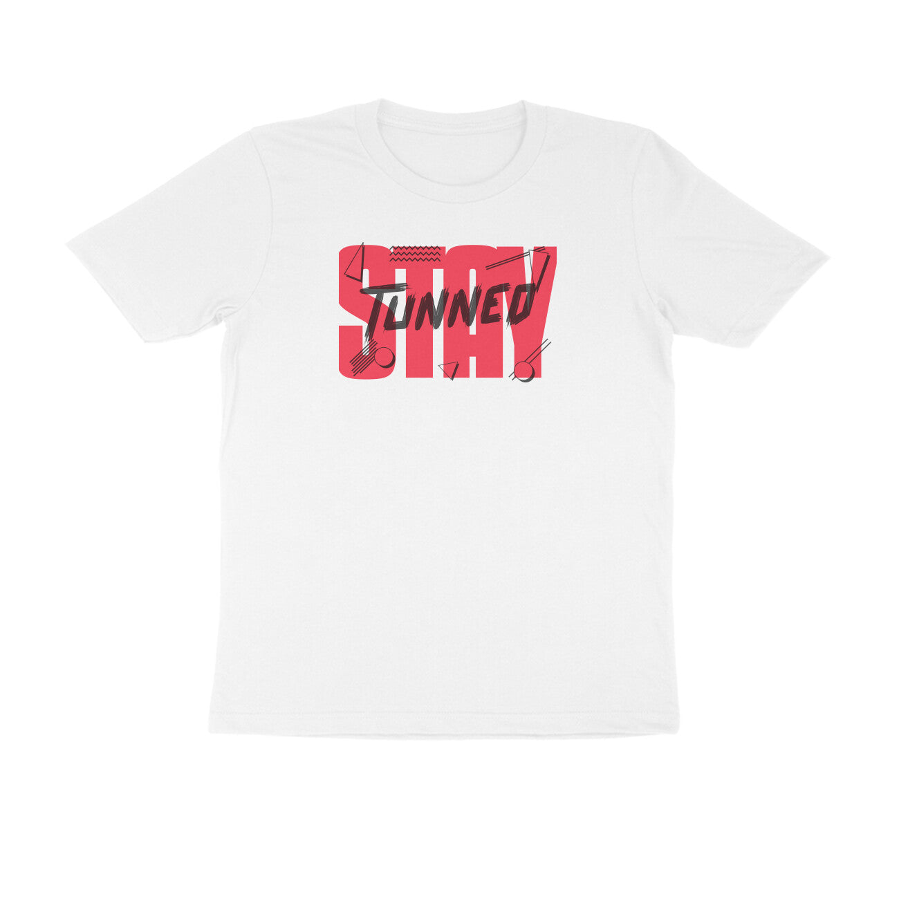 Stay Tunned Men's T-Shirt White - Snapper Choice