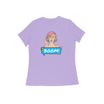 Boom Women's T-Shirt Iris Lavender - Snapper Choice