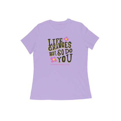 Life Women's T-Shirt Iris Lavender - Snapper Choice