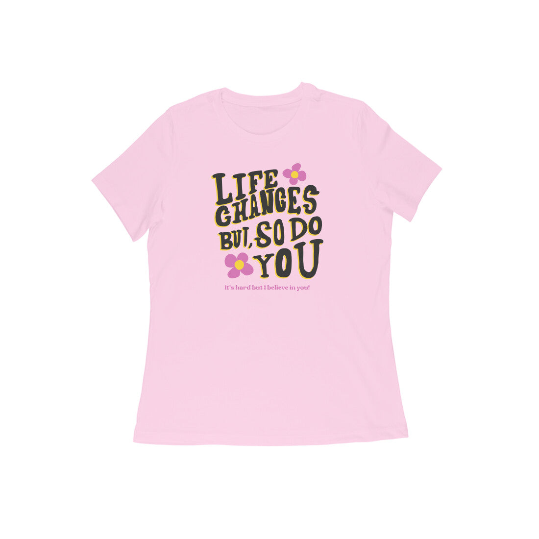 Life Women's T-Shirt Light Pink - Snapper Choice