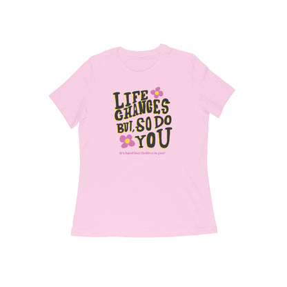 Life Women's T-Shirt Light Pink - Snapper Choice