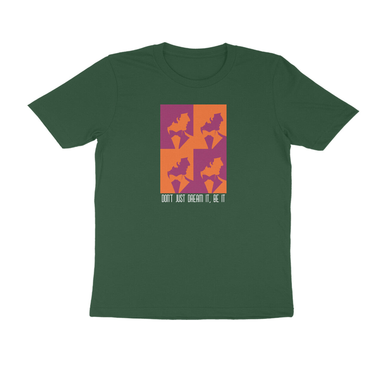 Minimalist Men's T-Shirt Olive Green - Snapper Choice