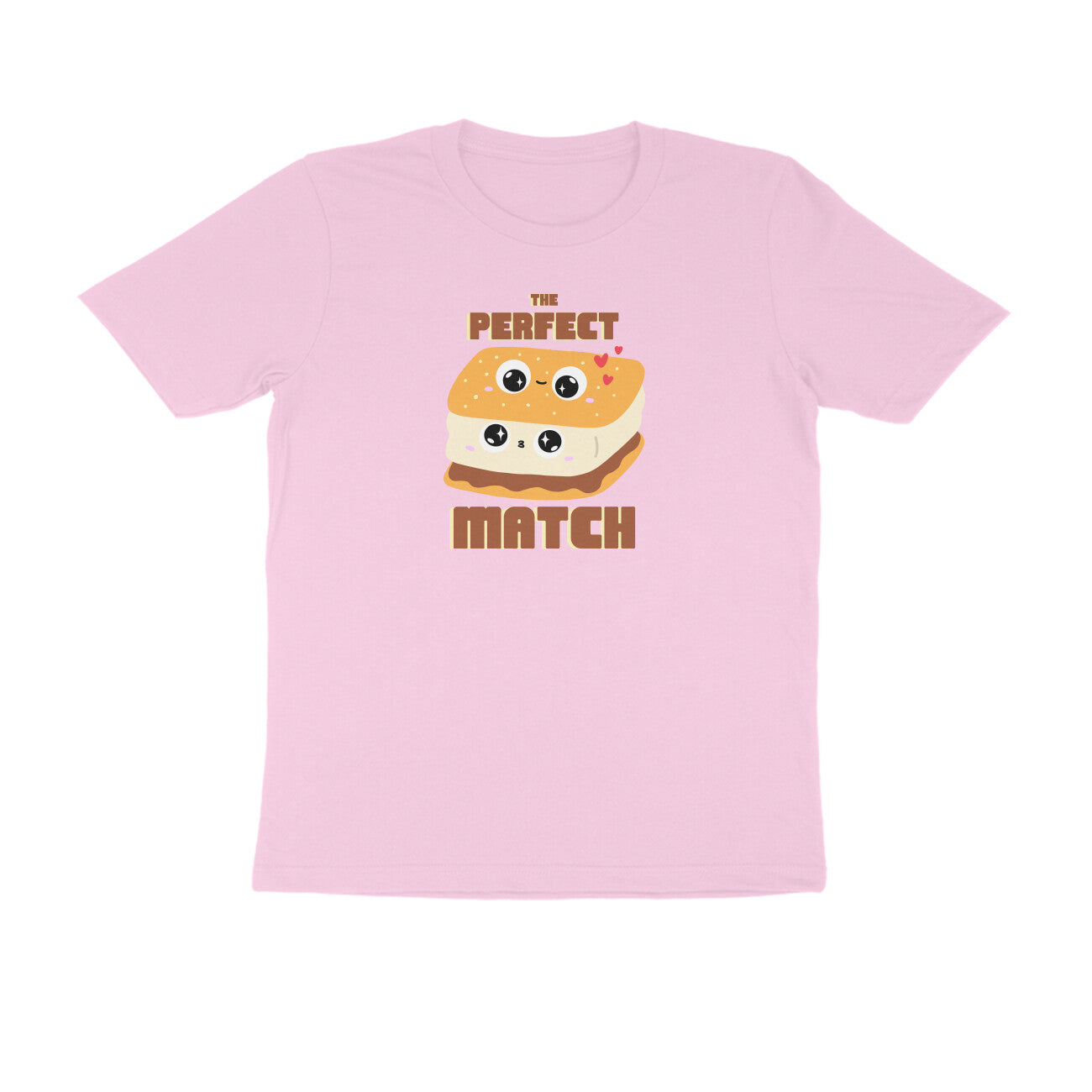 The Perfect Match Men's Tshirt Light Pink - Snapper Choice