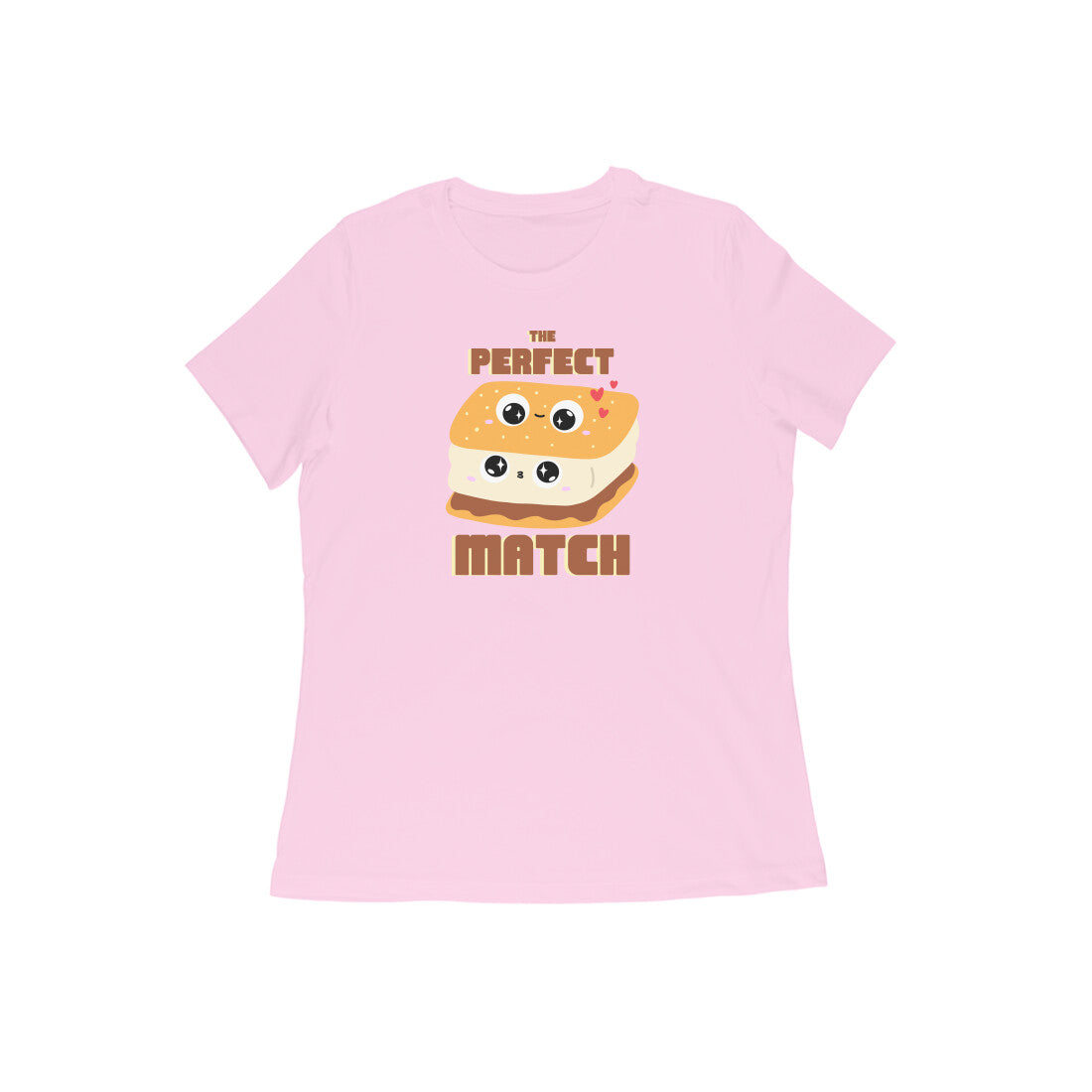 The perfect match Women's Tshirt Light Pink - Snapper Choice