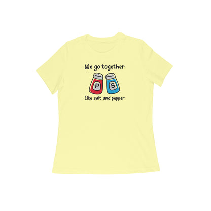 Salt & Pepper Women's Tshirt Butter Yellow - Snapper Choice