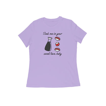 Sweet Love Women's tshirt Iris Lavender - Snapper Choice