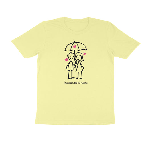 Cute Couple Men's Tshirt Butter Yellow - Snapper Choice