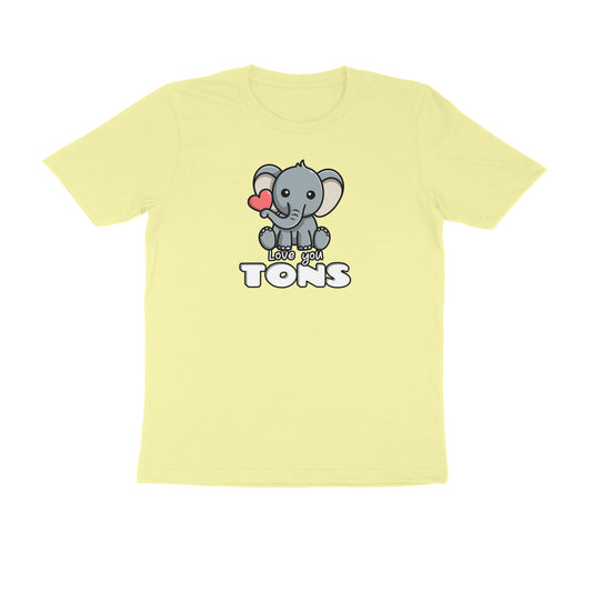 Tons of Love Men's TShirt Butter Yellow - Snapper Choice