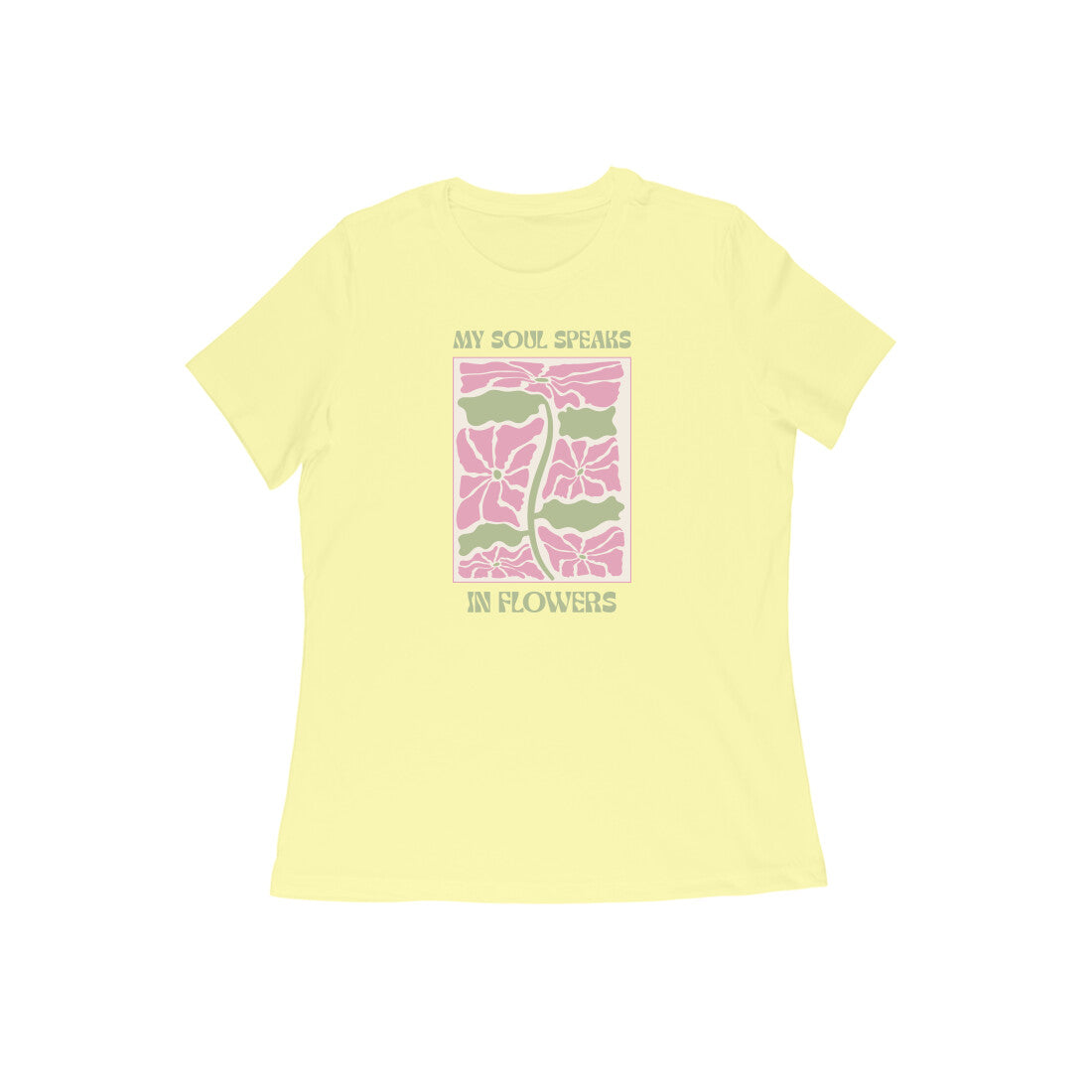 My Soul Women's Tshirt Butter Yellow - Snapper Choice