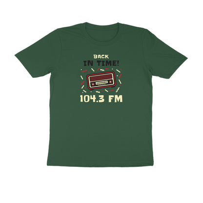 Back in time men's t-shirt Olive Green - Snapper Choice