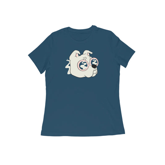 Cool dog Women's t-shirt Navy Blue - Snapper Choice