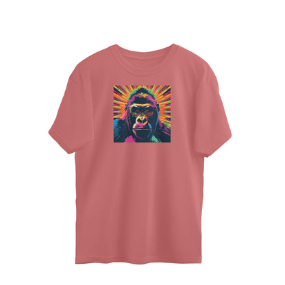 Kong Unisex Oversized t-shirt Dusty Rose - Snapper Choice