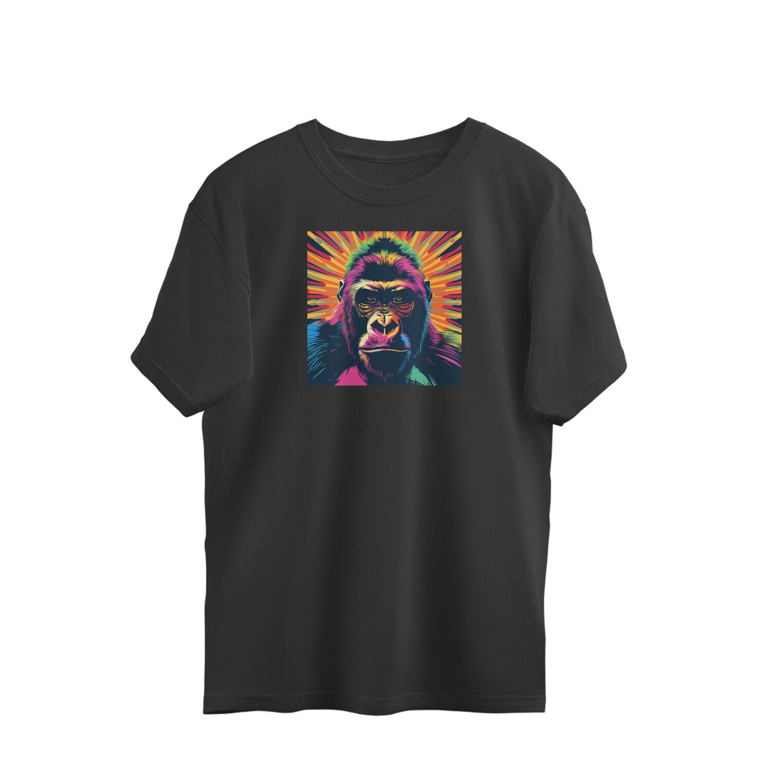 Kong Unisex Oversized t-shirt Black - Snapper Choice