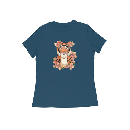 Roar Women's t-shirt Navy Blue - Snapper Choice