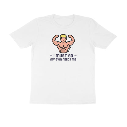 My Gym need me Men's tshirt White - Snapper Choice