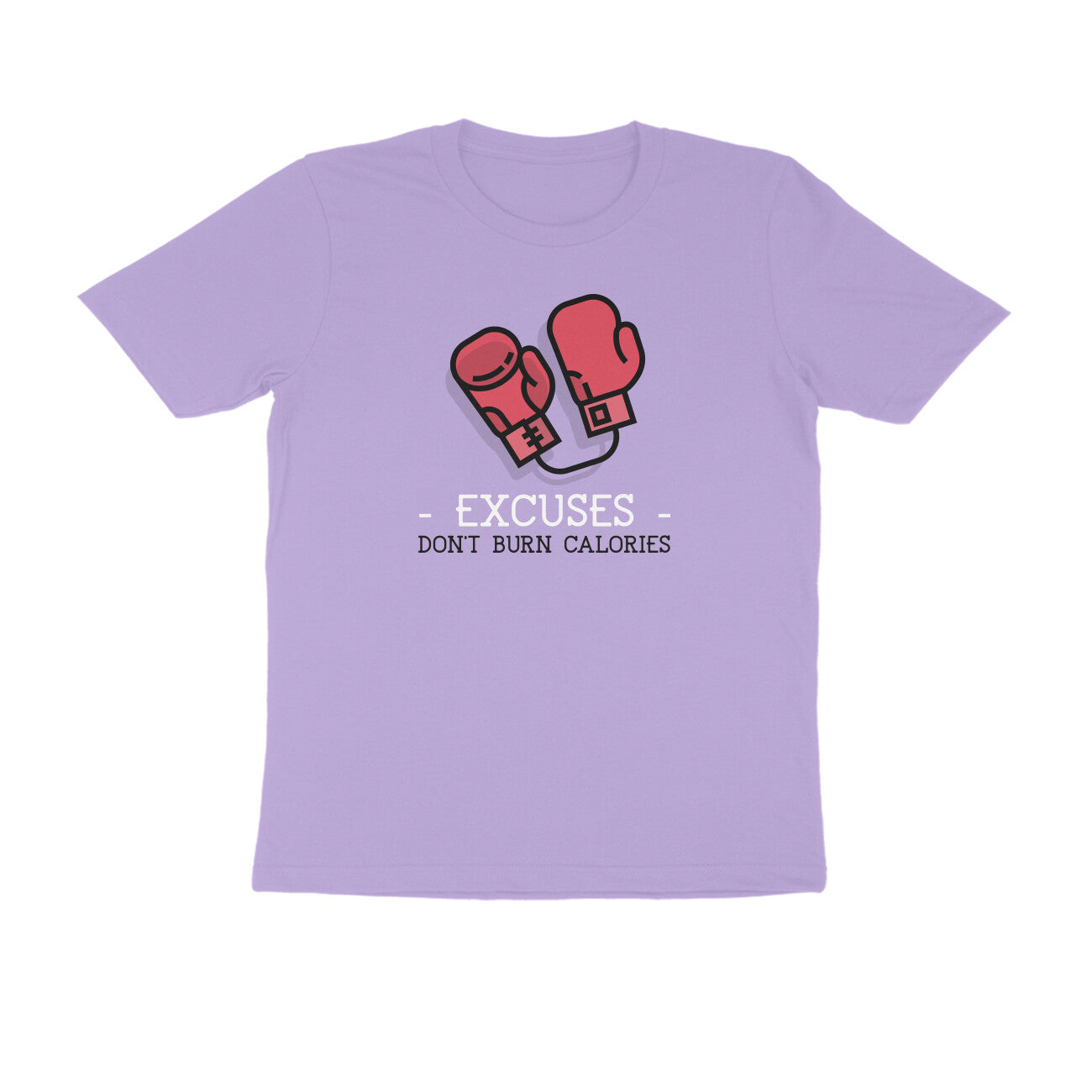 Excuses Don't burn Calories Men T-shirt-Iris Lavender-Snapper Choice