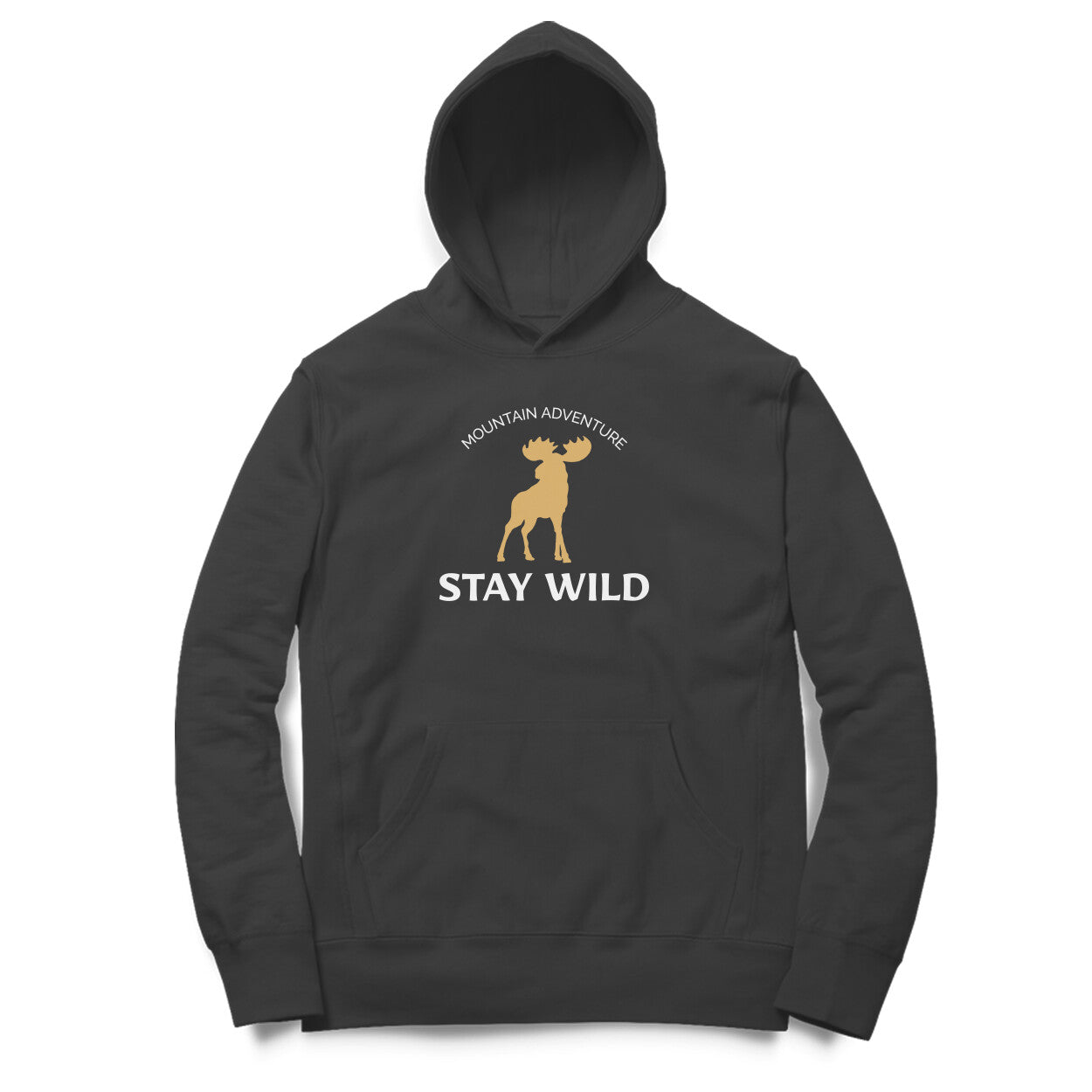 Stay Wild Hoodie-Black-Snapper Choice