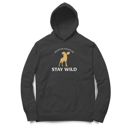 Stay Wild Hoodie-Black-Snapper Choice