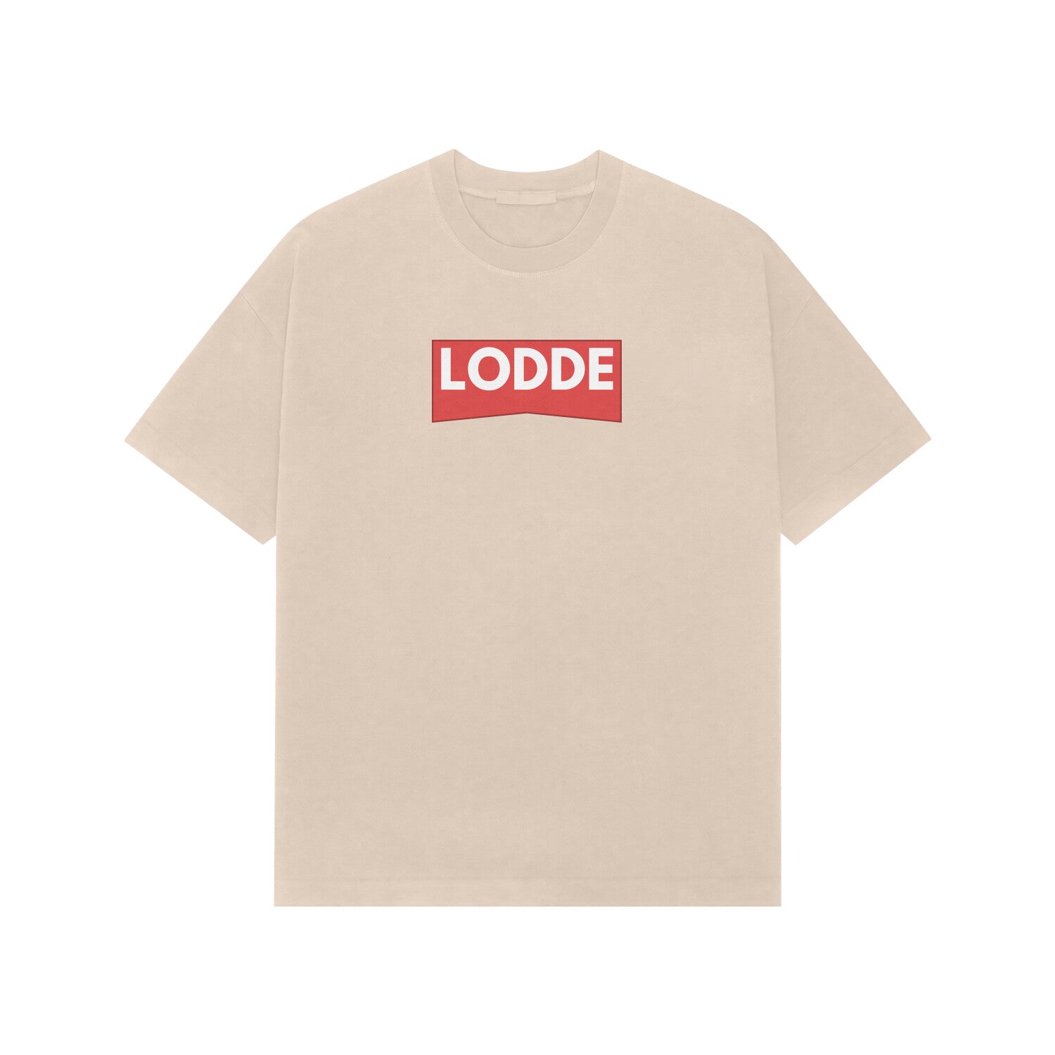 Lodde premium Oversized tshirt-Beige-Snapper Choice