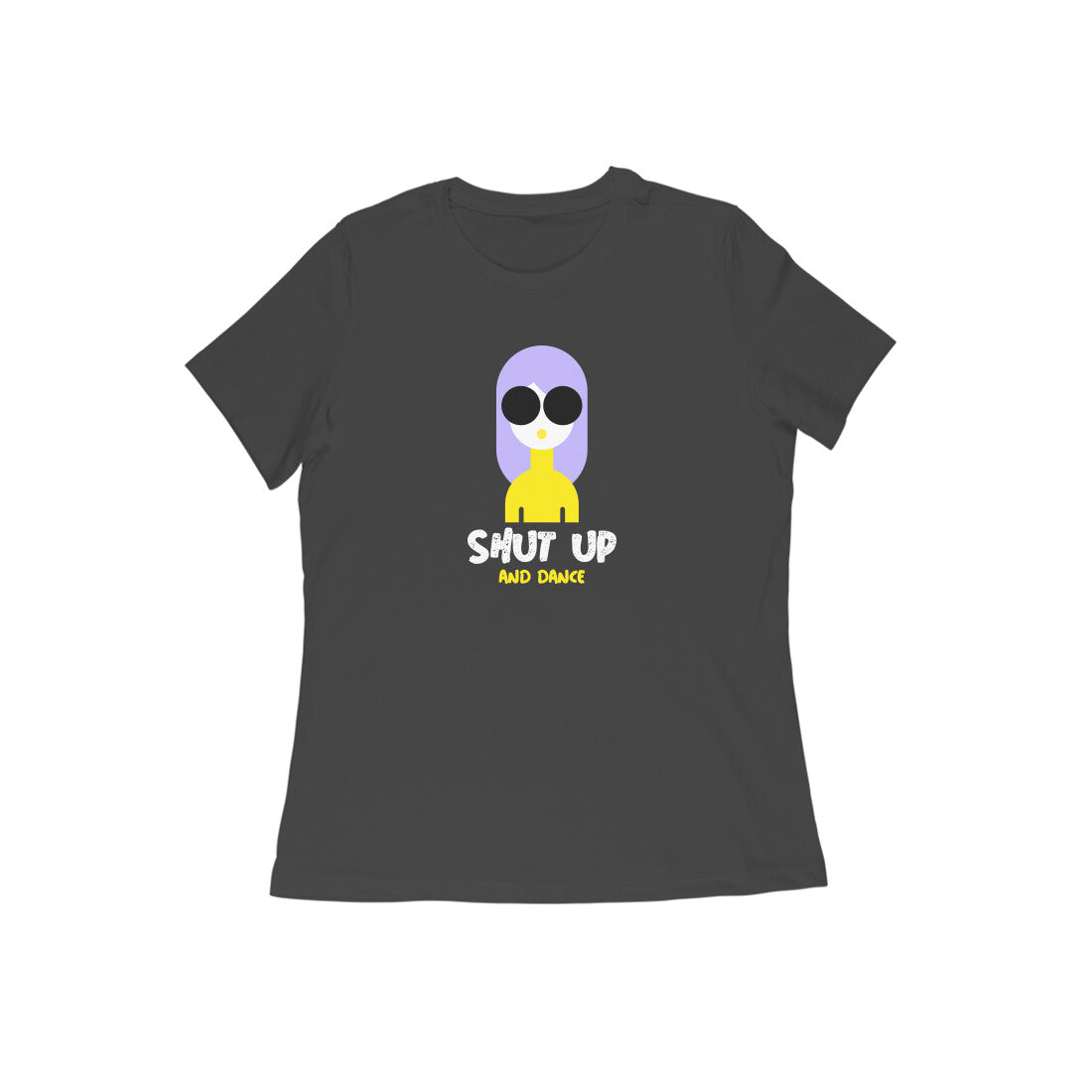 Shut up and dance Women's t-shirt-Black-Snapper Choice