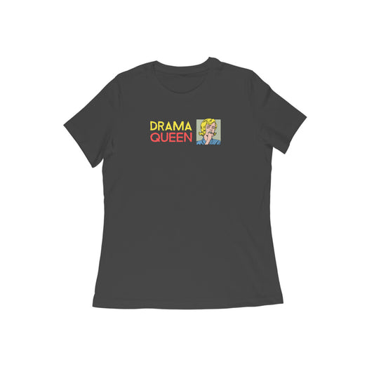 Drama Queen Women t-shirt-Black-Snapper Choice