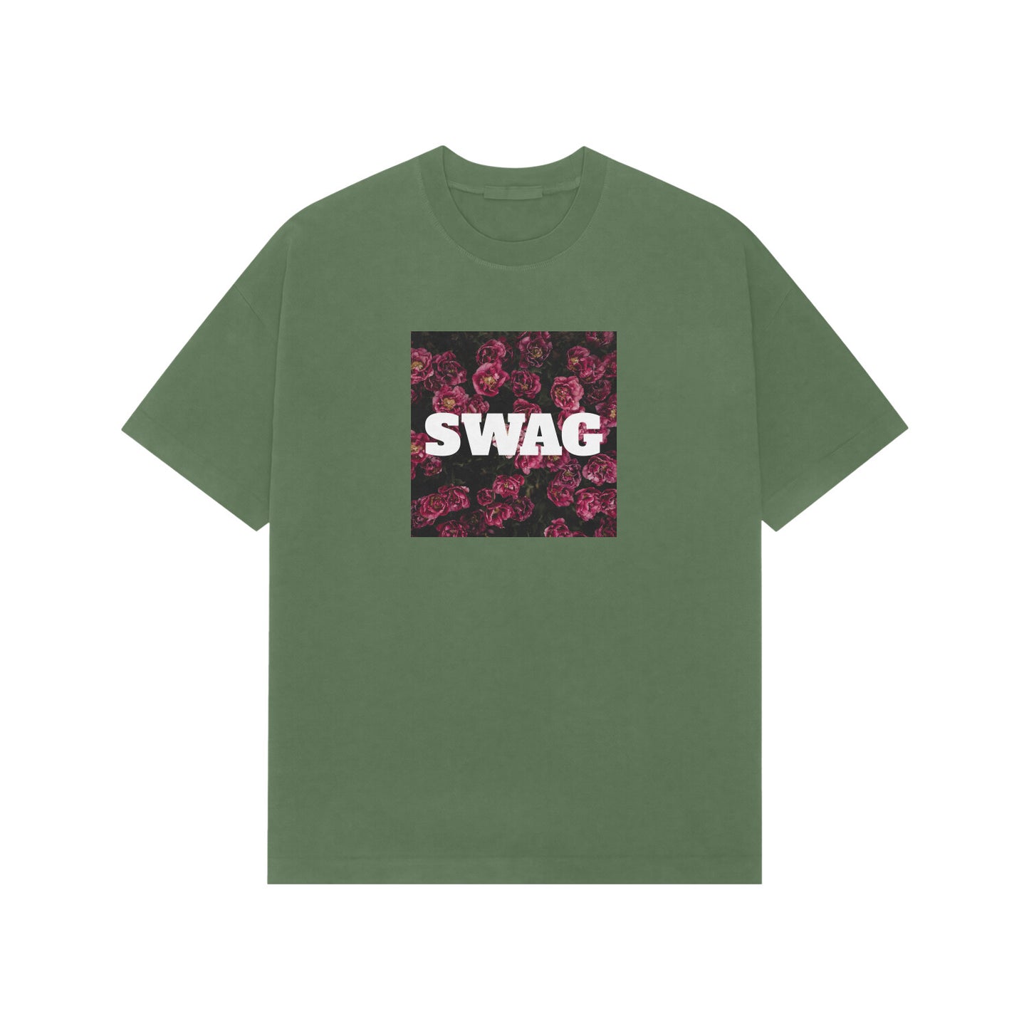 Swag Premium Oversized tshirt-Forest Green-Snapper Choice