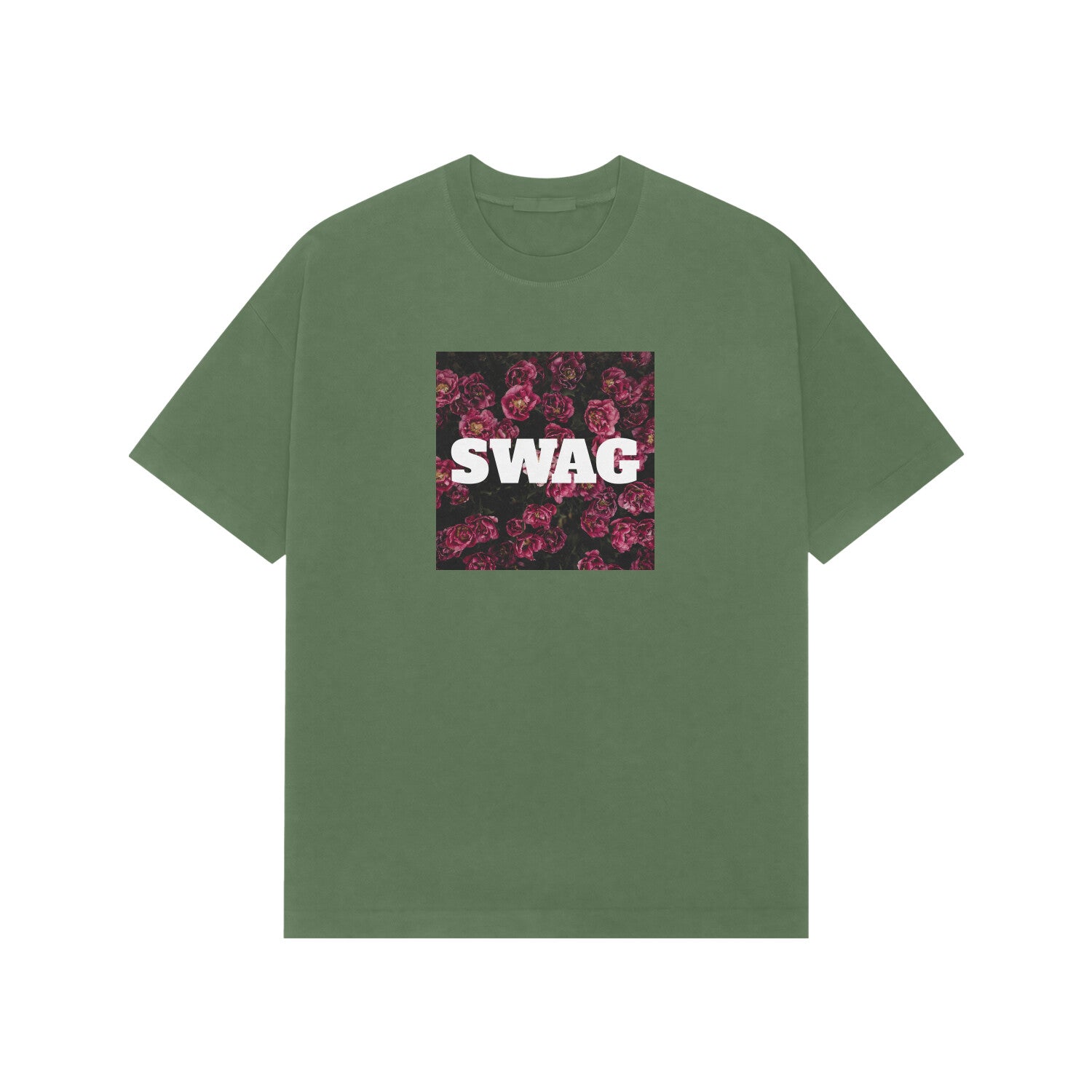 Swag Premium Oversized tshirt-Forest Green-Snapper Choice