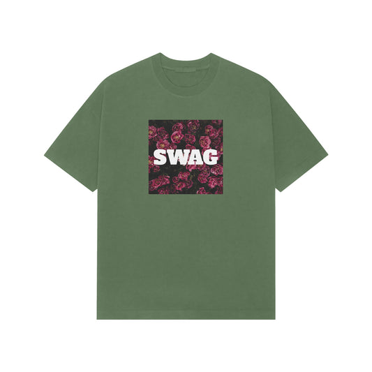 Swag Premium Oversized tshirt-Forest Green-Snapper Choice