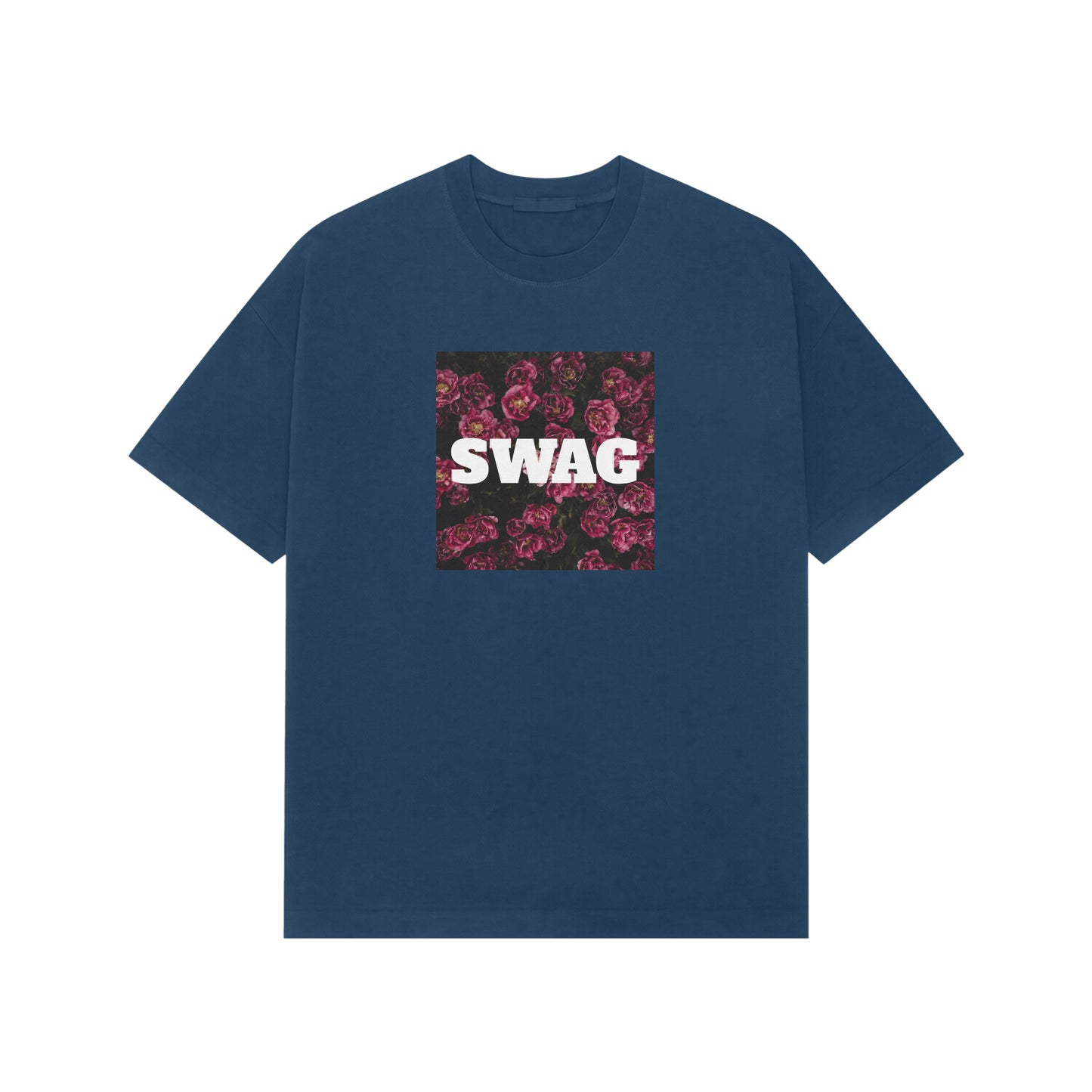 Swag Premium Oversized tshirt-Navy Blue-Snapper Choice