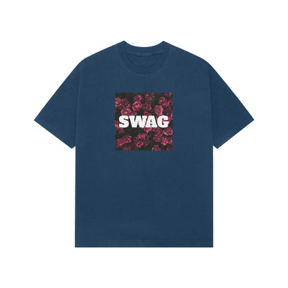 Swag Premium Oversized tshirt-Navy Blue-Snapper Choice