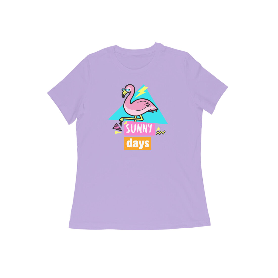 Sunny days women's t-shirt-Iris Lavender-Snapper Choice