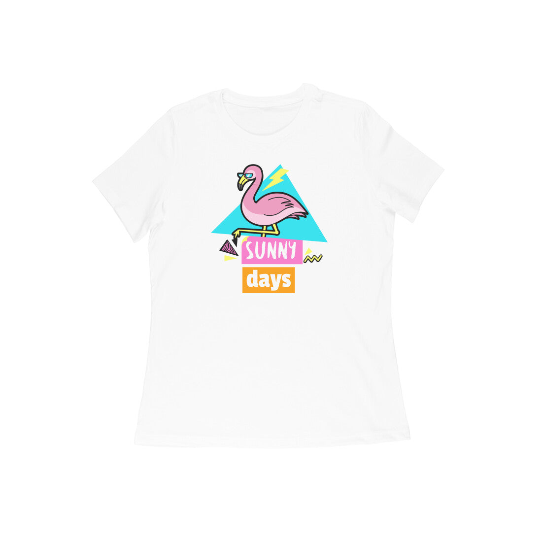 Sunny days women's t-shirt-White-Snapper Choice