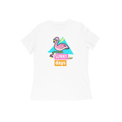 Sunny days women's t-shirt-White-Snapper Choice