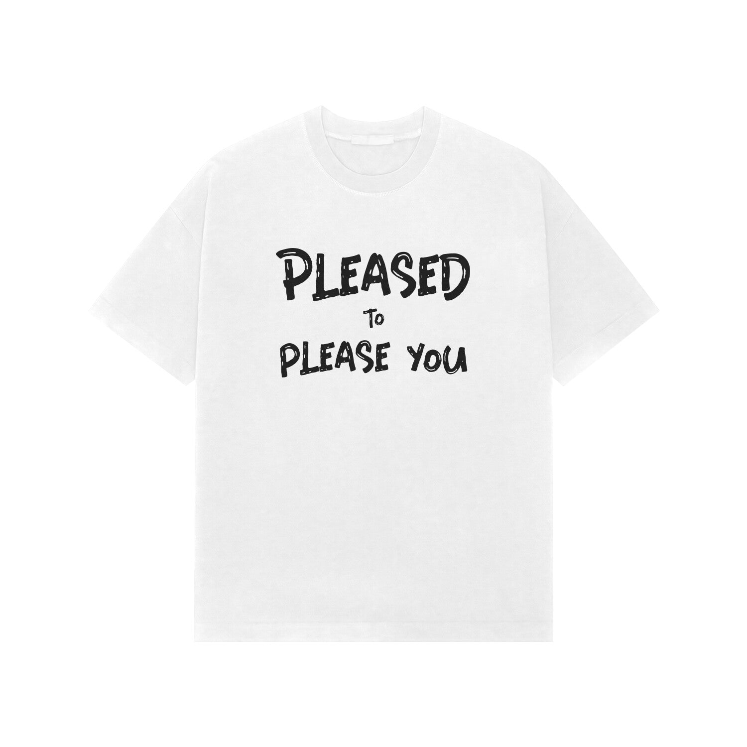 Pleased to please you Premium Oversized tshirt-White-Snapper Choice