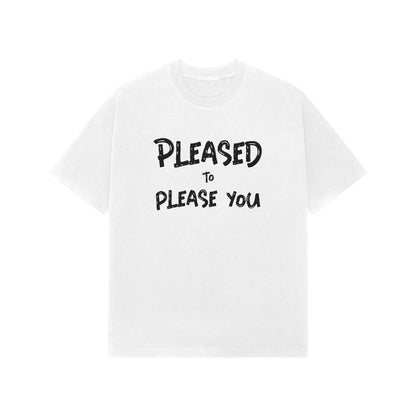 Pleased to please you Premium Oversized tshirt-White-Snapper Choice