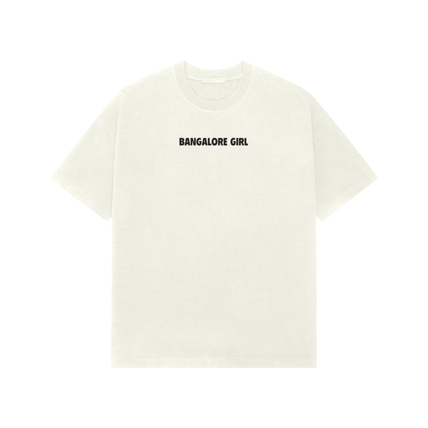 Bangalore Girl Premium Oversized Tshirt-Ivory-Snapper Choice