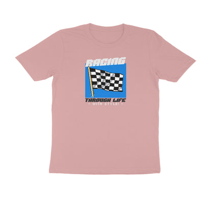 Racing through Life men's t-shirt-Pastel Dusty-Snapper Choice