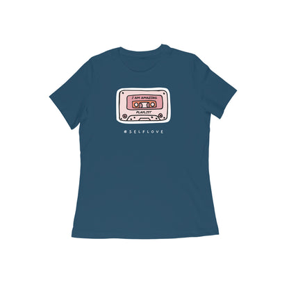 I am amazing women tshirt-Navy Blue-Snapper Choice