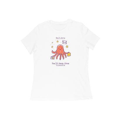 Don't Worry Women's tshirt-White-Snapper Choice