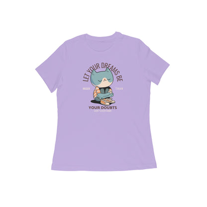Dreams women's t-shirt-Iris Lavender-Snapper Choice