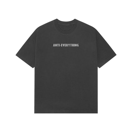 Anti-everything premium oversized tshirt-Black-Snapper Choice