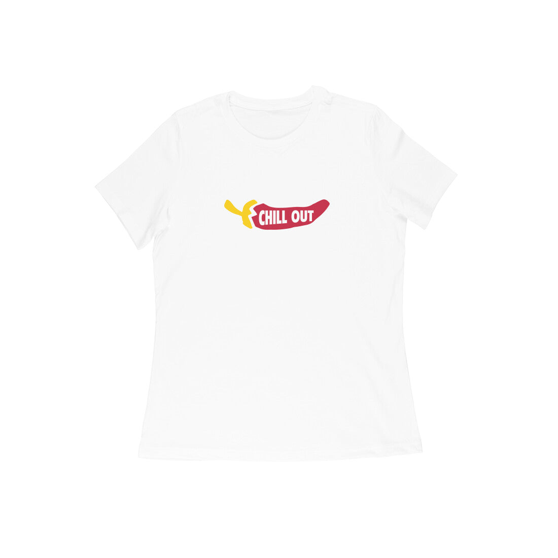 Chill Out Women's Crew Neck T-Shirt-White-Snapper Choice