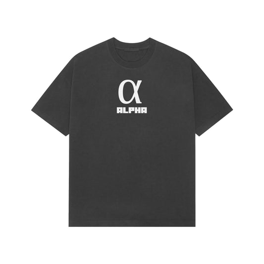 ALPHA Premium Oversized tshirt-Black-Snapper Choice