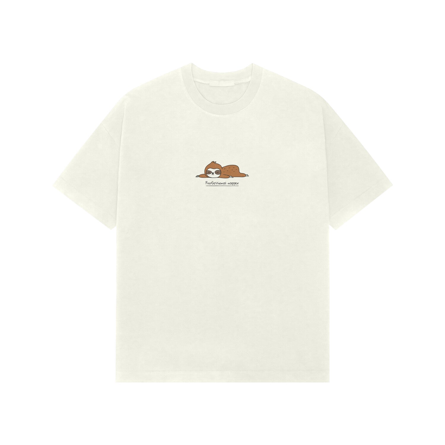 Professional Napper Premium Oversized tshirt-Ivory-Snapper Choice