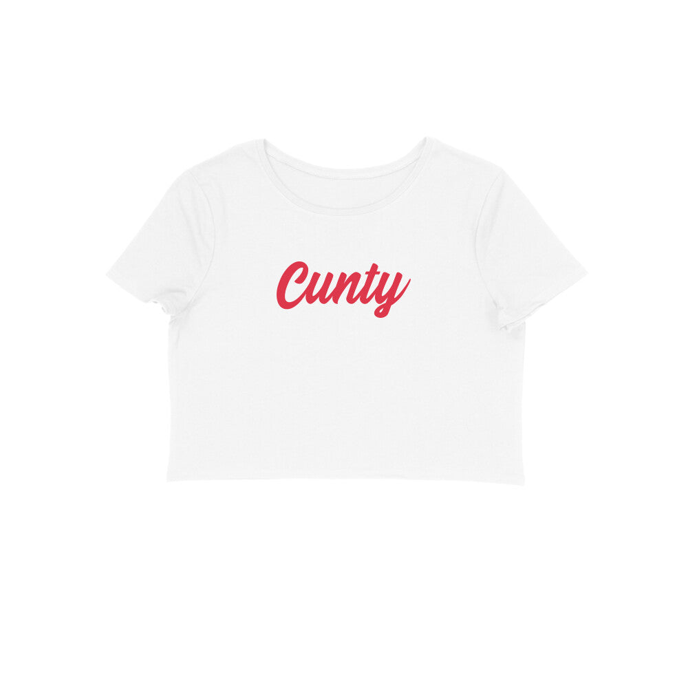 Cunty Crop Top-White-Snapper Choice